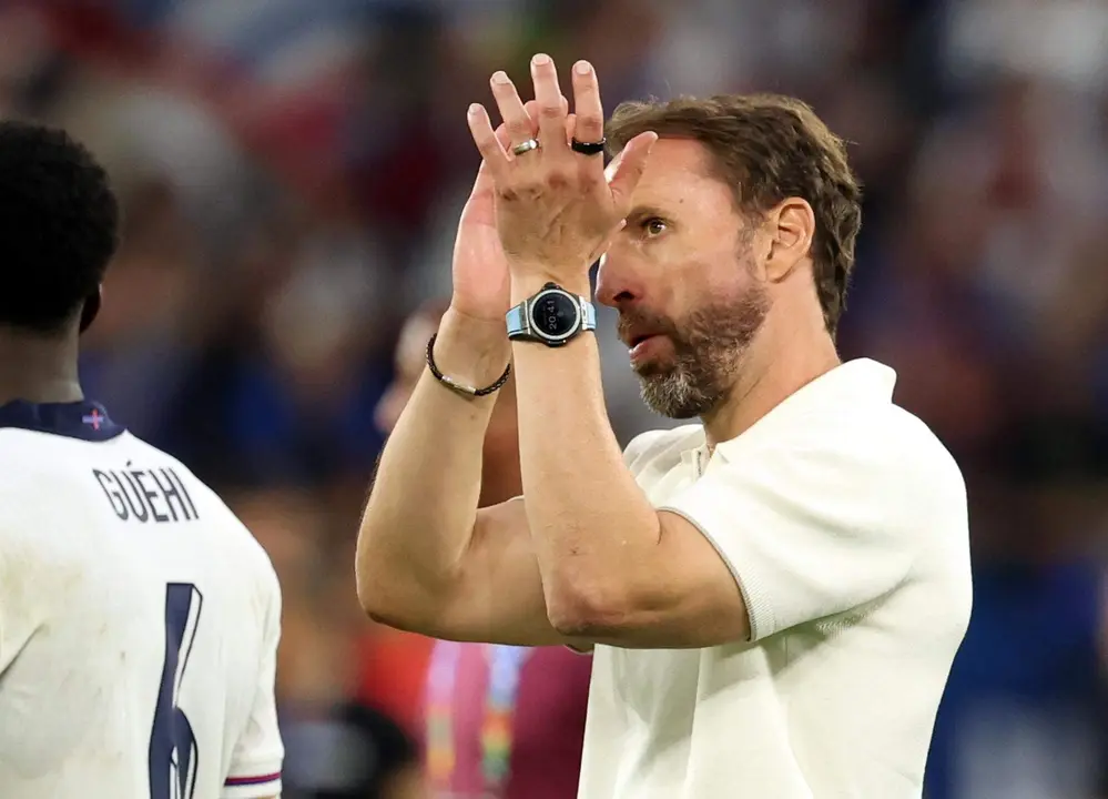 El seleccionador ingl&eacute;s Gareth Southgate. EFE/EPA/FRIEDEMANN VOGEL