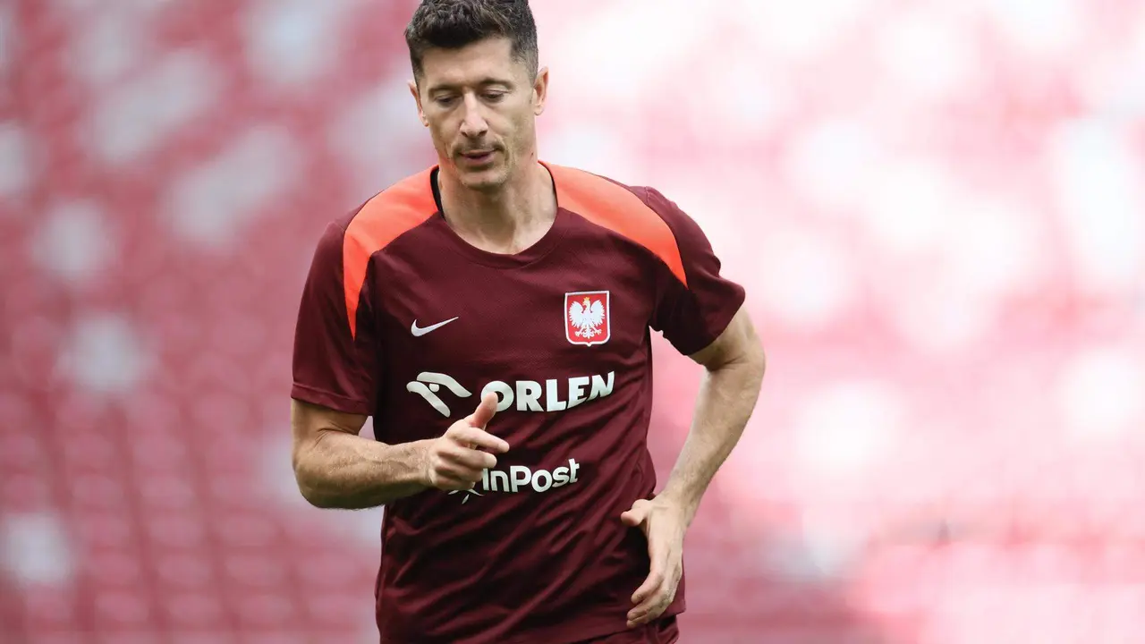El juagdor polaco, Robert Lewandowski. EFE/EPA/Leszek Szymanski